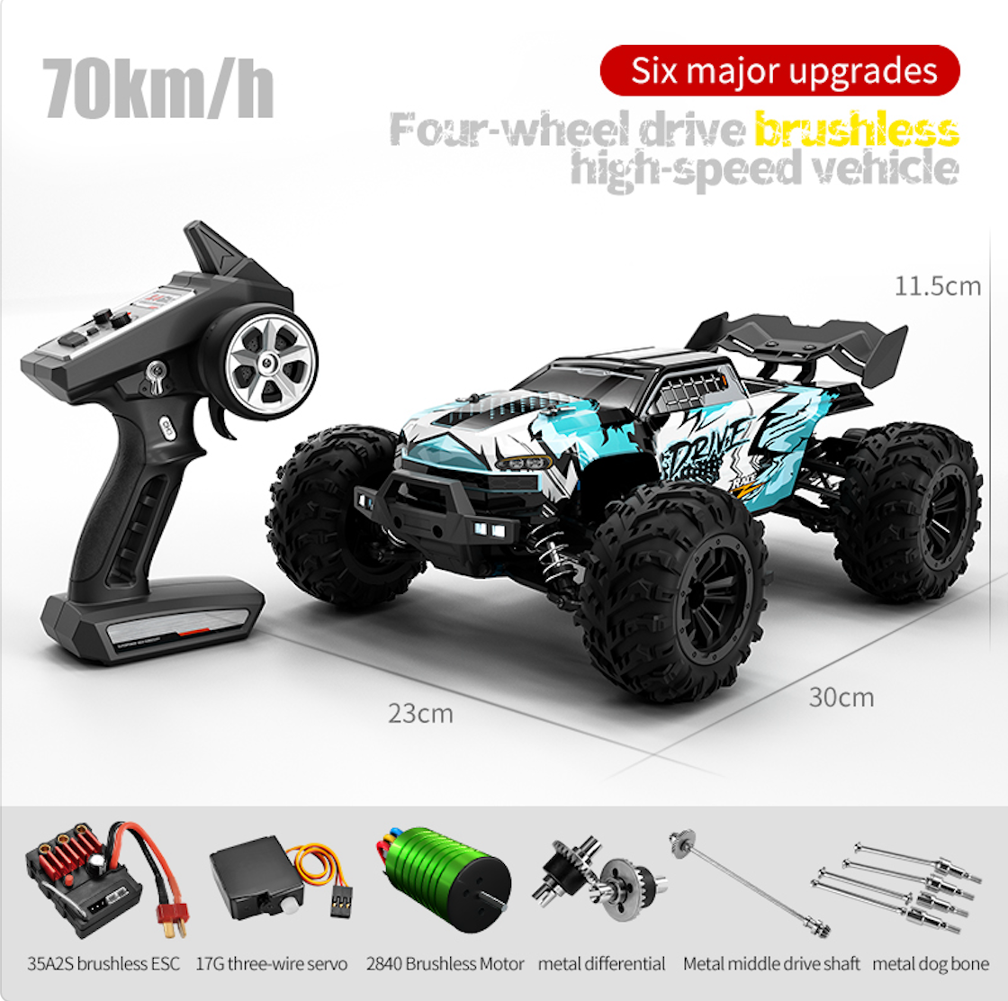 16102 Drive PRO 70 KM/H Brushless Motor Power RC Car 16102 Drive PRO 70 KM/H Brushless Motor Power RC Car
